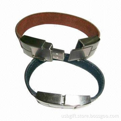 USB flash memory, 8GB metal USB, bracelet USB flash memory, for promotional gift